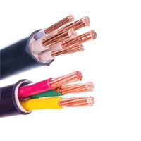 YJV 0,6-1,1/kv 4-Kern 4C Kupfer 25 mm2 70 mm2 75 mm2 120 mm 150 mm2 300 mm quadratisches PVC XLPE SWA verstärktes Stromkabel