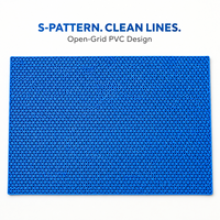 Tapis de porte en PVC à carreaux HM 5 mm, antidérapant, écologique, adapté aux animaux domestiques, pour le camping, la voiture, l'extérieur, tapis d'accueil, couleurs personnalisées, OEM ODM