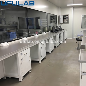 Banc de laboratoire dentaire de conception industrielle UFU avec support à réactifs et table physicochimique pour l'école et l'hôpital - Product Image 3