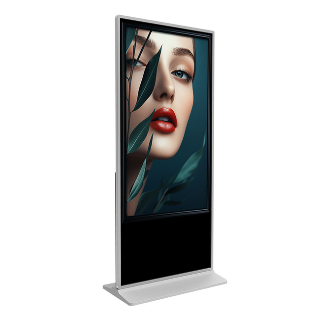 65-Inch Floor Stand Commercial Monitor for Digital Advertising in Retail Elevator Education for Exhibition Halls