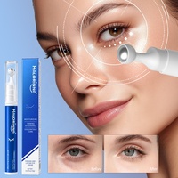 Crème Contour des Yeux Raffermissante et Liftante HALORINNA 15g Formule Multi-Nutriments Tête de Massage Froide Soulage Rapidement les Gonflements Soin Quotidien Sous les Yeux