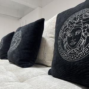 China tela decoración del hogar <span class=keywords><strong>muebles</strong></span> sofá conjuntos sala de estar terciopelo diseñador hogar marca sofá de lujo - Product Image 4