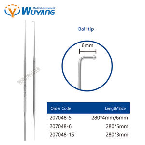 Orthopedische gegroefde zenuwwortelstripper van roestvrij staal, zenuwretractor, zenuwstripper, neuromicrochirurgische instrumenten van Wuyang - Product Image 3