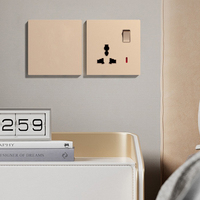 Prise de courant murale UK 13A avec USB, prise de courant universelle à charge rapide 20W Type-C, interrupteur électrique 220V Cat6 Computer TV