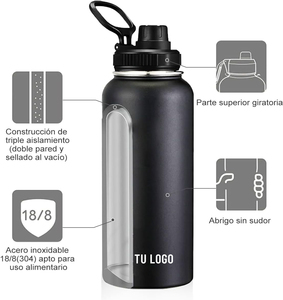 Custom Thermos Water Bottle Termo De Acero Inoxidable <strong>Termos</strong> Termicos Frio Y <strong>Caliente</strong> 32 oz Botella De Agua Frascos Con Aislante - Product Image 5