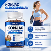 Gummies de Glucomannane de Konjac en Gros – Complément de Fibres pour le Bien-être Digestif – Vente en Gros, OEM, ODM, Fabricant de Gummies à Marque Privée