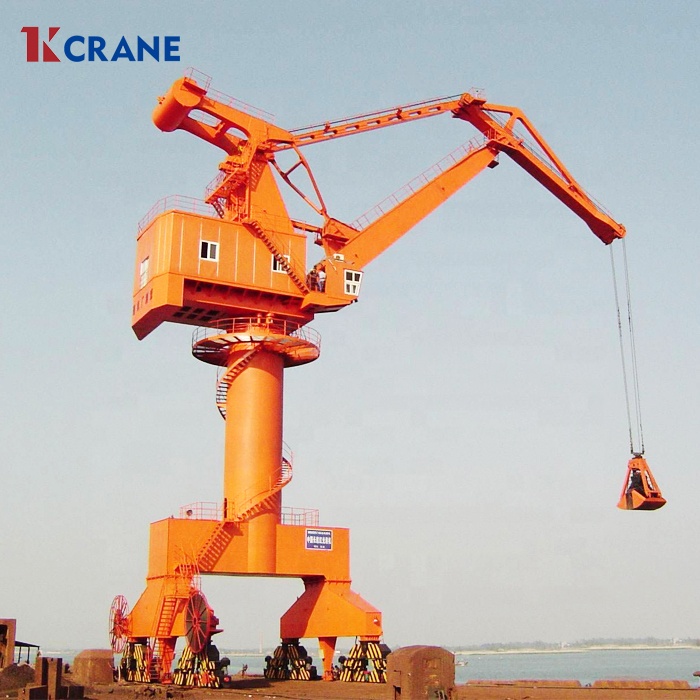 Электрический козловой кран wharf shipyard с полудверным порталом