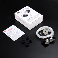 GK KUNTEN Casque d'écoute intra-auriculaire HiFi Casque d'écoute dynamique Type-C Écouteurs filaires pour audiophiles Écouteurs de KZ