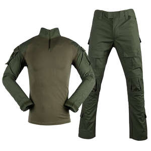 Uniforme tactique pas cher Chemise et pantalon avec coudières et genouillères Équipement tactique Couleurs camouflage - Product Image 6