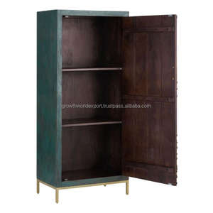 2025 dernière conception faite à la main en bois bar armoire Style chinois sécurité doubles portes industriel salon meubles - Product Image 2