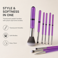 Ensemble de 7 pinceaux de décoration de gâteaux, outils de modelage de fondant pour la décoration de gâteaux, biscuits et sucre, outils de pâtisserie