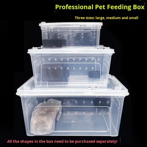 Cao trong suốt nhự<span class=keywords><strong>a</strong></span> bò sát vật nuôi chăn nuôi hộp cho nhện thằn lằn tắc kè hamster rắn rù<span class=keywords><strong>a</strong></span> Bọ Cánh Cứng vị thành niên hình chữ nhật - Product Image 5