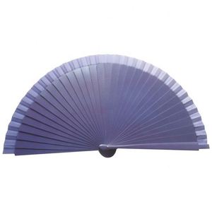 <span class=keywords><strong>Abanico</strong></span> de mano flamenco español de 8 pulgadas (23cm/27cm) de madera, pintado por ambos lados con puntos negros - Product Image 5