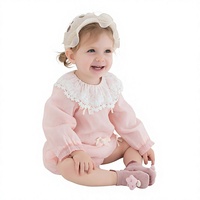 Chaussettes antidérapantes pour bébé et tout-petit, style poupée, courtes, basses, fines, pour l'été