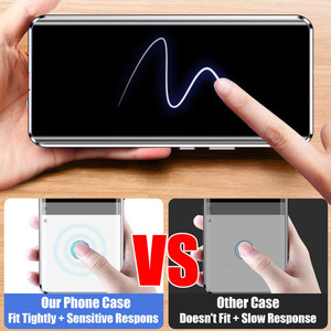 <span class=keywords><strong>Funda</strong></span> de teléfono de cristal templado transparente de doble cara, carcasa de teléfono magnética de 6,8 pulgadas, compatible con <span class=keywords><strong>cargador</strong></span> inalámbrico <span class=keywords><strong>S22</strong></span> <span class=keywords><strong>Ultra</strong></span> - Product Image 4