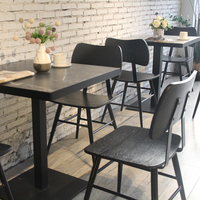 Cdg nouveau Design meubles de café vente en gros café bistrot Restaurant chaises de salle à manger en contreplaqué d'acier Durable chaises de salle à manger