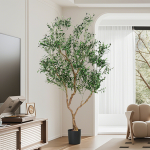 Olivo Artificial de 60-210 cm con Ramas Desmontables, Árbol Decorativo de Imitación para Interiores/Exteriores, Decoración del Hogar, Planta Artificial en Stock - Product Image 2