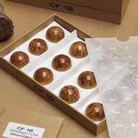 Petites boîtes de chocolat pliantes recyclables personnalisées intercalaires de luxe logo estampage à chaud revêtement UV gaufrage papier magnétique pour couvercle
