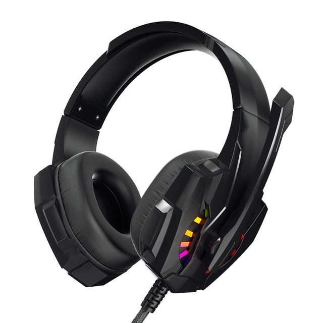 Hot Sale G9000 Over Ear RGB Light Gaming Desktop Computer Wired Headphone 3.5mm Interface Manufacturer's Spot Stock