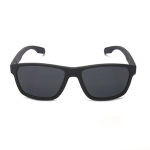 Lunettes de soleil polarisées TAC de style sportif avec monture carrée en TR90 noir mat, logo personnalisé, lunettes de conduite pour hommes, couleur personnalisée - Product Image 2