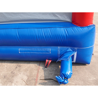 Labyrinthe gonflable géant d'extérieur de 12x12m, fabriqué en matériau résistant, par un fabricant professionnel de labyrinthes gonflables