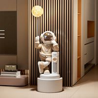 Mueble de TV de Resina con Diseño de Astronauta, Decoración Moderna para Sala de Estar u Hotel, con Control por Voz Inteligente