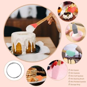 Ustensiles de cuisine en silicone miniatures résistants à la chaleur, ensemble de spatules de cuisine de qualité alimentaire pour enfants, vente chaude de Pâques - Product Image 3