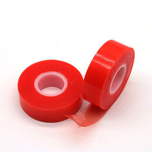 Échantillon gratuit mini ruban adhésif double face PET <span class=keywords><strong>film</strong></span> rouge doublure DS ruban PET pour bannière métal plastique téléphone portable - Product Image 3