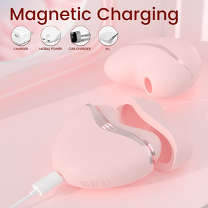 S-Hande Neuerscheinung Saugvibrator Herzform 10 Vibrationsmodi Flatternd für Frauen-Masturbationshilfe - Product Image 5