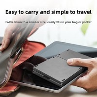Clavier sans fil mini ultra-fin pliable à 70 %, matériau ABS, bureau, femmes, bureau, portable
