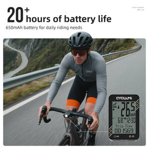 Computadora para Bicicleta con GPS CYCLAMI BKV-310H para Bicicleta de Carretera, Odómetro Inalámbrico de Salud y Condición Física con Pantalla FSTN de 2.4 Pulgadas, Resistente al Agua IPX6/IPX7 - Product Image 6