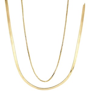 Collar Gargantilla de Cadena de Serpiente Chapado en Rodio para Mujer, Estilo Clásico en Capas, Joyería de Moda - Product Image 2