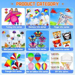 Publicité promotionnelle personnalisée, promotion d'un <span class=keywords><strong>cerf</strong></span>-<span class=keywords><strong>volant</strong></span> miniature triangulaire portable à motif de dessin animé arc-en-ciel - Product Image 4