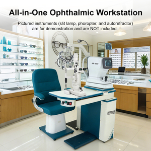 Unidad de Silla y Mesa Combinadas Oftálmicas Aist Optics MI-2800B para Optometría en Venta - Product Image 4