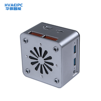 Mini Computadora de Escritorio HVAEIPC C-BOX-M1, 10 Núcleos, 4 Puertos, 8G DDR5 RAM Integrada, SSD AMD Linux, Uso Empresarial, 1 Año de Garantía, Nueva