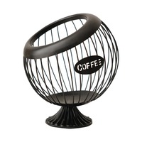 Support moderne en métal pour dosettes de café, organisateur de capsules de café réglable, grande capacité, étagère de rangement pour outils, utilisation en cuisine