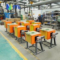 Four de fusion à induction électrique industriel pour ferraille de moteurs, machine de calcination à 3000 degrés, capacité 1kg-500kg, certifié CE