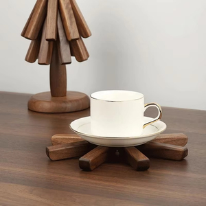 Wooden <b>Trivet</b> Stand Cute Anti-Scad Heat Resistant Table Mat Placemats Pots Decorative Coasters Kitchen Use Home - Product Image 3