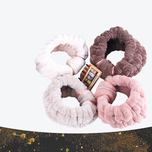 Bandeau de maquillage en microfibre, serviette faciale personnalisée, spa, nœud papillon, accessoires pour cheveux de fille, bandeau pour femmes, vente en gros - Product Image 3