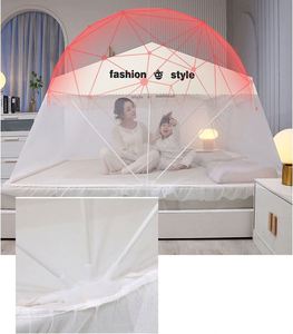 มุ้งกันยุงแบบพับได้สำหรับเตียงคู่ ขนาดคิงควีน สำหรับผู้ใหญ่และเด็ก - Product Image 3