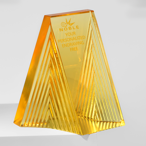 Danh hiệu men màu phong cách cao quý với hình dạng hình học tam giác cho giải thưởng xuất sắc Lãnh Đạo - Product Image 5