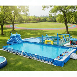 <span class=keywords><strong>Piscina</strong></span> <span class=keywords><strong>Rectangular</strong></span> <span class=keywords><strong>Exterior</strong></span> con Marco Metálico Personalizado y Accesorios en Venta - Product Image 1