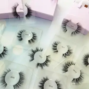 Grosir Bulu Mata Mink Gratis Kekerasan Vendor Bulu Mata Strip Penuh Label Pribadi Bulu Mata Mink 3D
