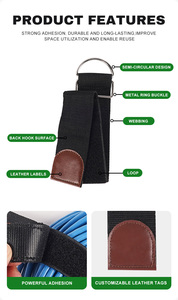 Tùy Chỉnh Nhiệm Vụ Nặng Nề Tự Dính Thân Thiện Với Môi Chống Cháy Lưu Trữ Dây Đeo Móc Vòng Cáp Đường Ống Tổ Chức Công Cụ Phòng - Product Image 6