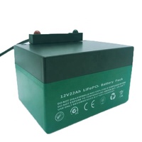 Kemasan baterai troli Golf LiFePO4 12V 22Ah isi ulang baterai Lithium Ion penting untuk Kereta Golf