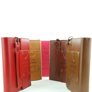 Caderno Personalizado de Couro PU com Fecho, Envelopes para Economia de Dinheiro, Diário - Product Image 4