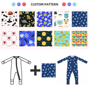 Pijamas Little Sleepers para Bebés, Niños y Niñas, Mono de Bambú y Viscosa, Ropa de Dormir para Recién Nacidos, Cierre YKK Bidireccional, Suave, 180-200 GSM, Todas las Temporadas - Product Image 2