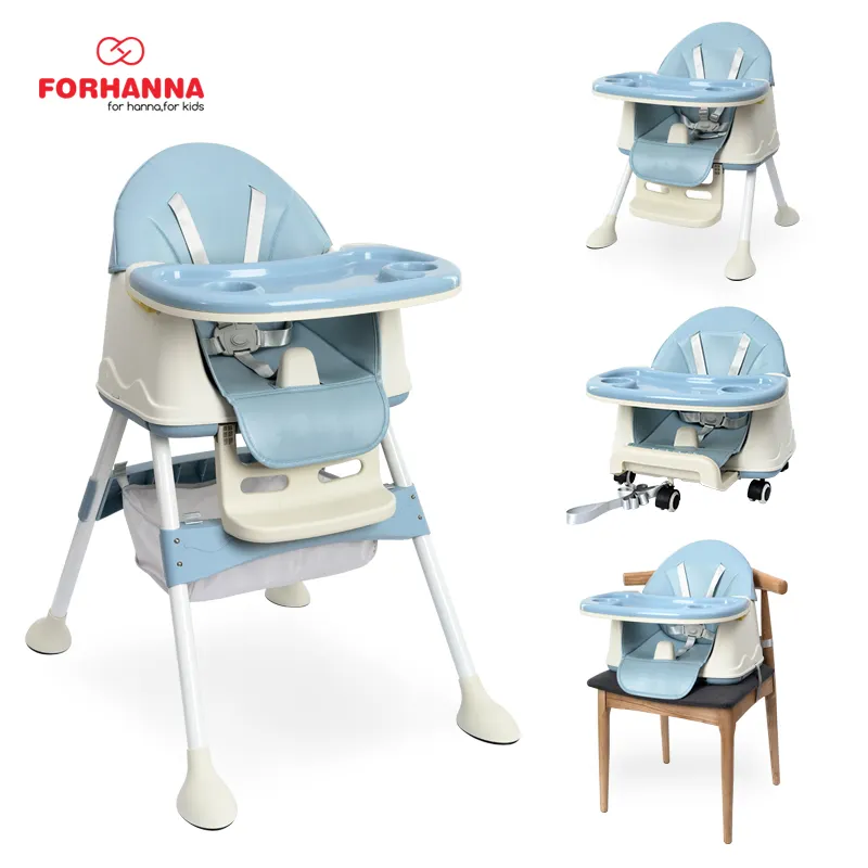 4 in 1 Wholesale low Price High Quality Plastic Kids Chair ride on car baby high chair