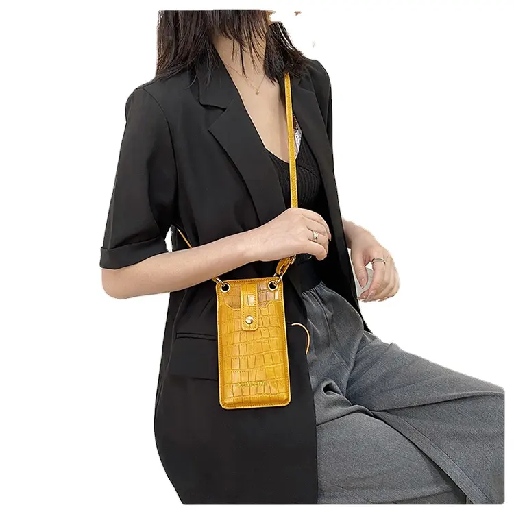 Стильная сумка для мобильного телефона с защитой от царапин, крокодиловый кошелек через плечо, сумка для мобильного телефона, кошелек, держатель для карт