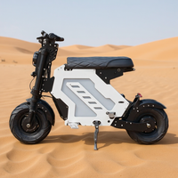 Scooter électrique tout-terrain haute performance Molo 5 72V 60V avec moteur à moyeu, double moteur, lumières LED et haut-parleur Bluetooth